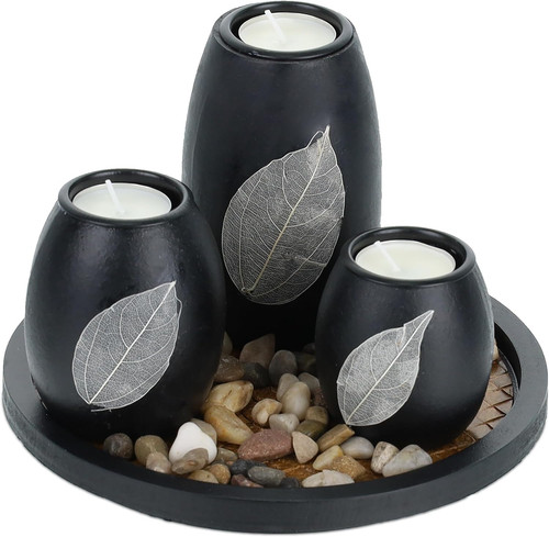 Portacandele decorativo con - portacandele,