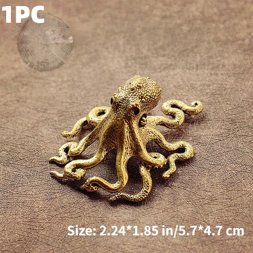 Ornamental brass octopus - ornamental,