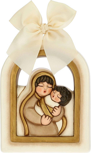 Formella con madonna e - -,